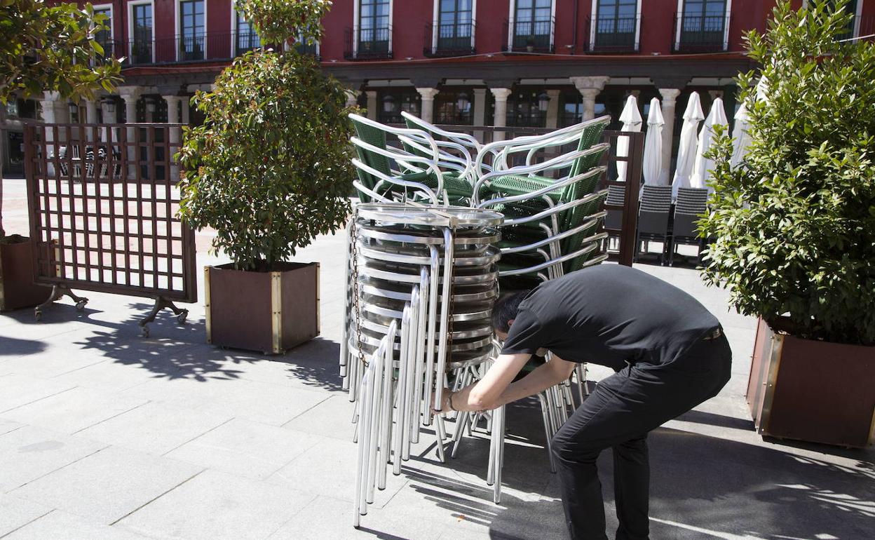 Coronavirus en Valladolid El Ayuntamiento suprime la tasa de terrazas